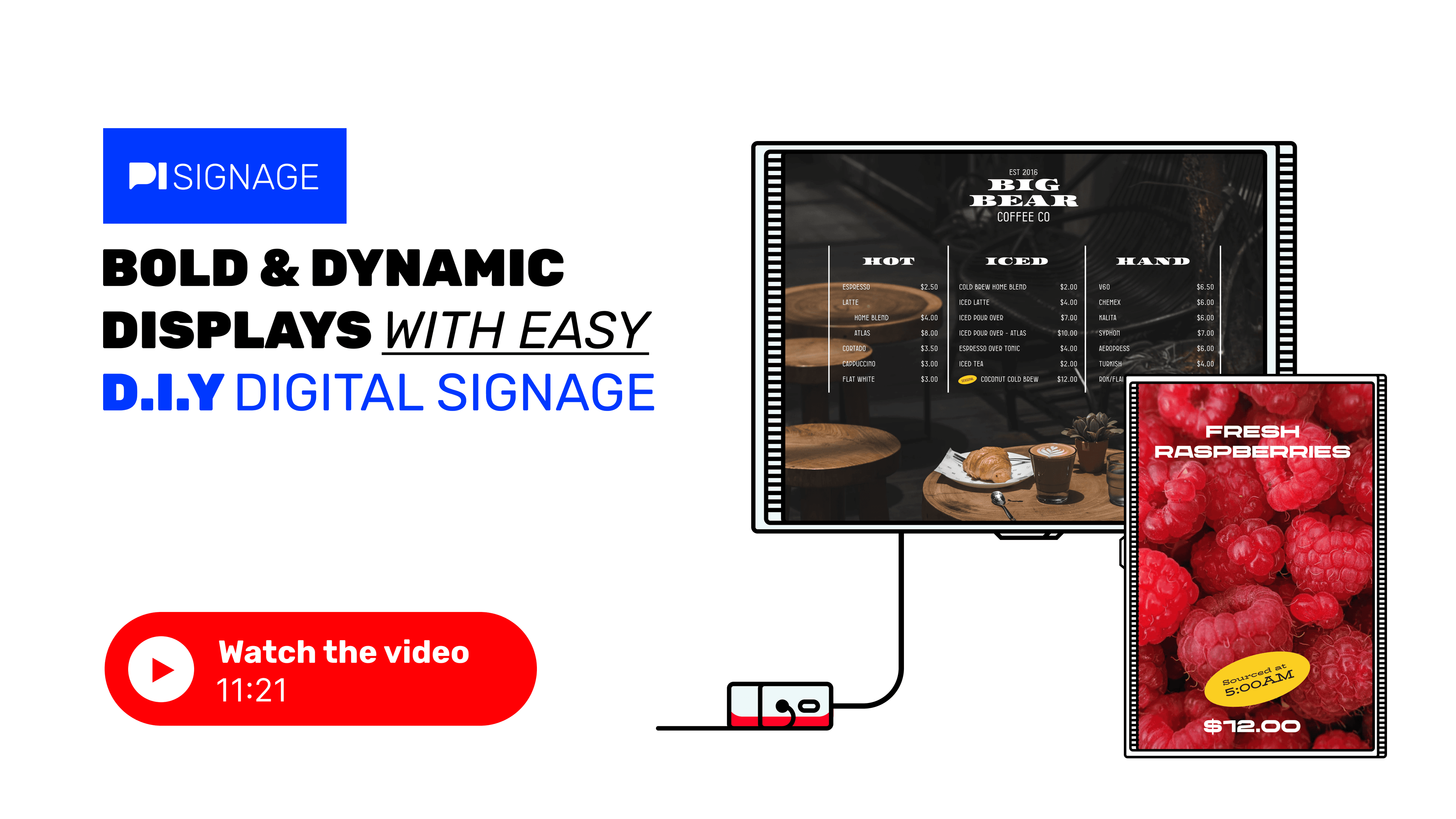 PiSignage Platform Overview - Click to play video