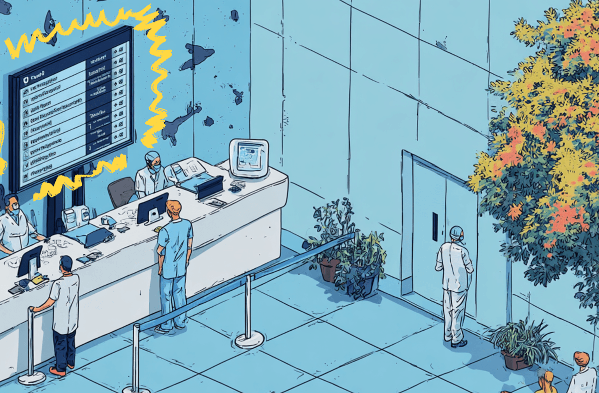 Waiting room display