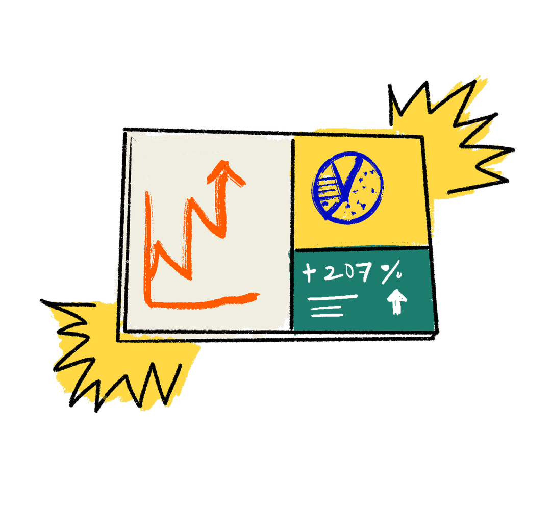 Manufacturing split-screen andon board