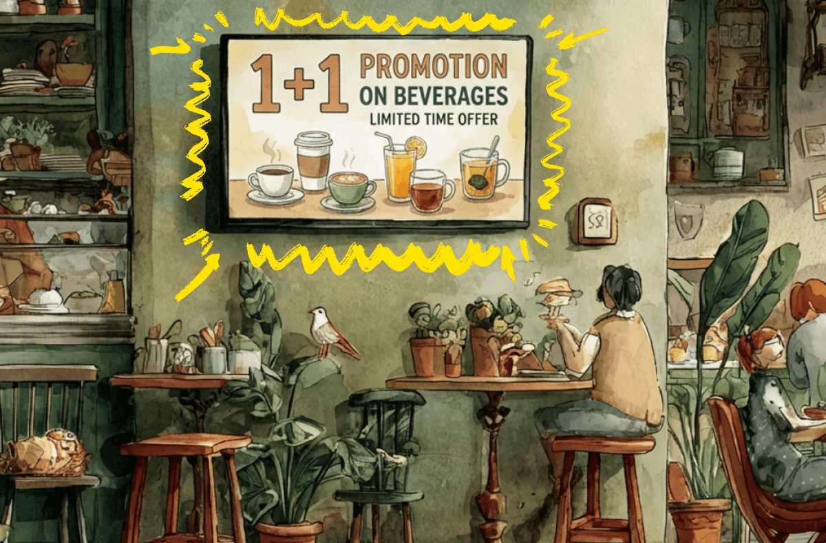 Promotional display example