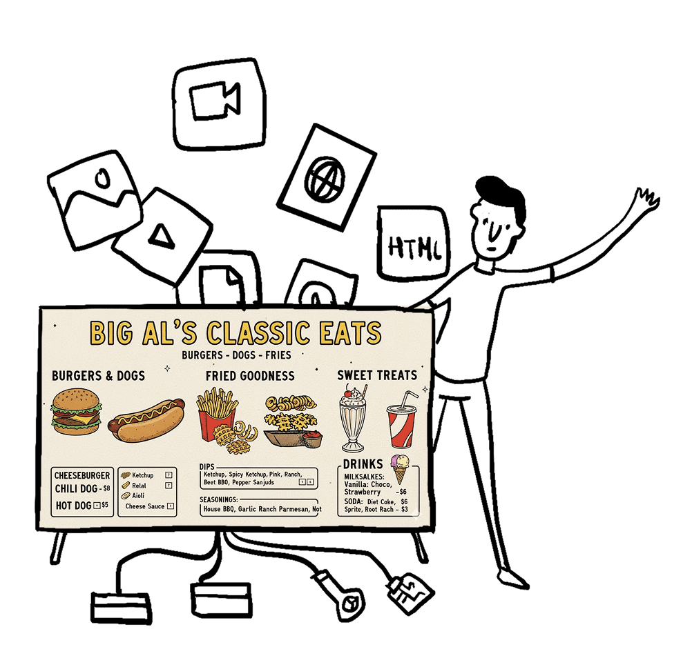 Restaurant offline playback