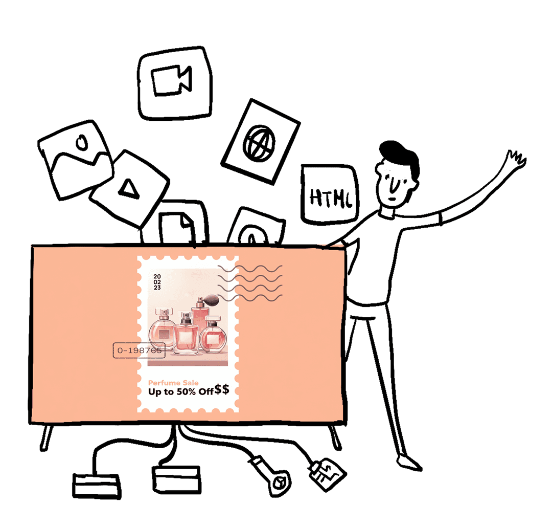 Multiple formats and scalable hardware illustration