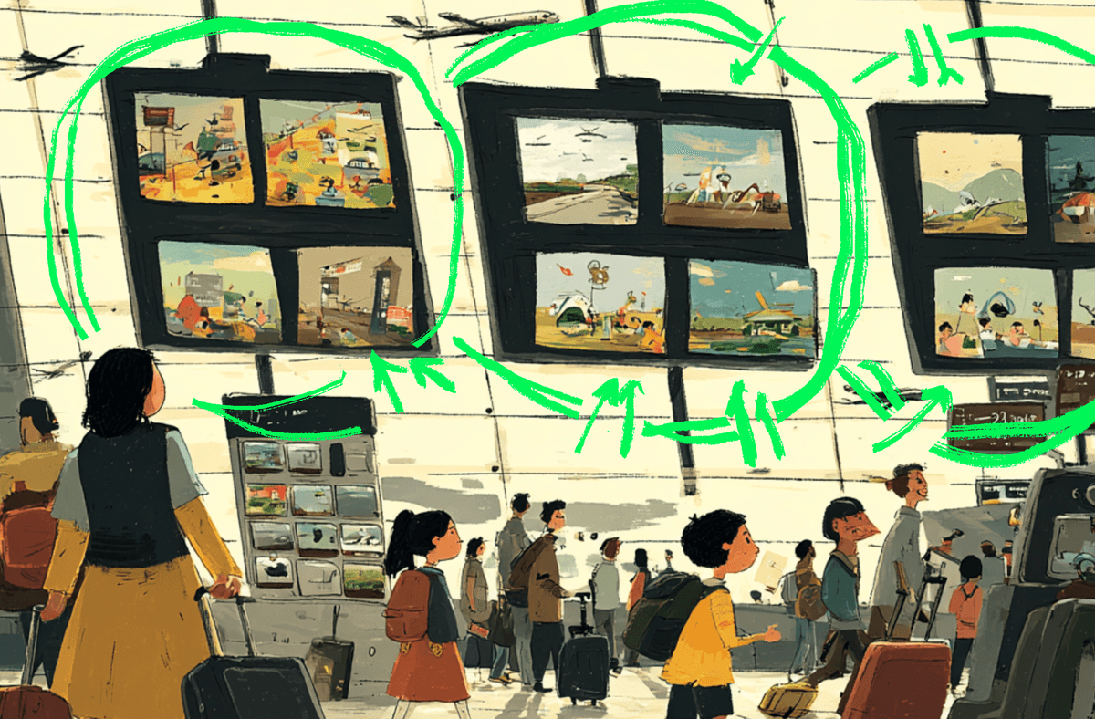 Venue advertising display