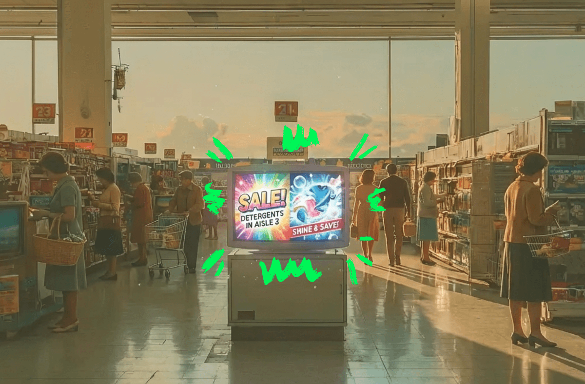 In-store promotional display