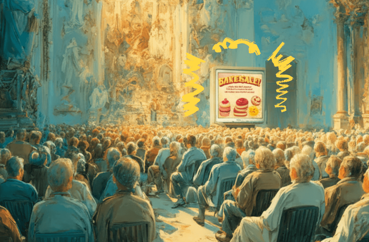 Community announcement display