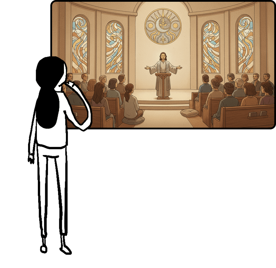 Worship livestream to overflow rooms