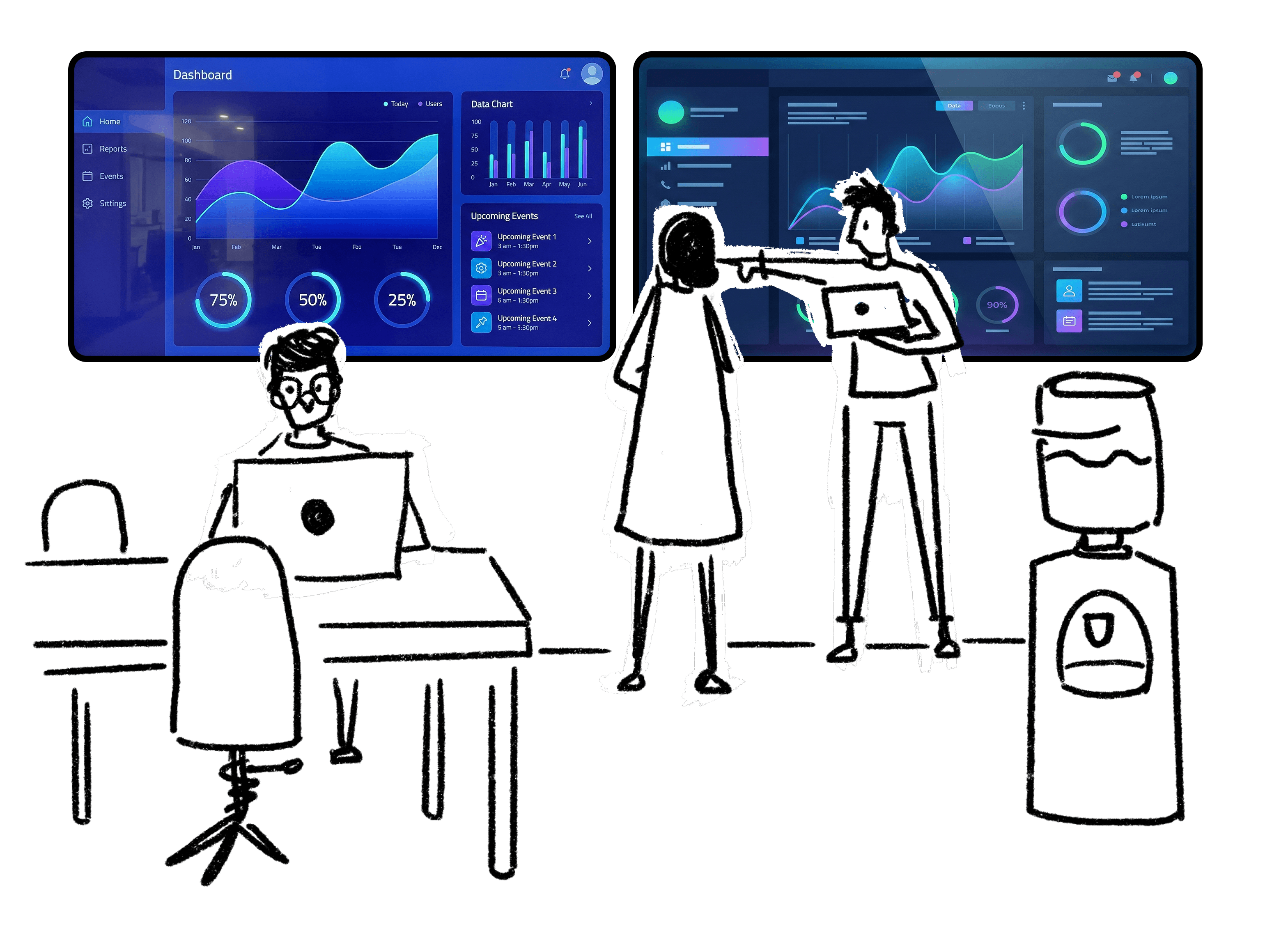 Dashboard Digital Signage Display