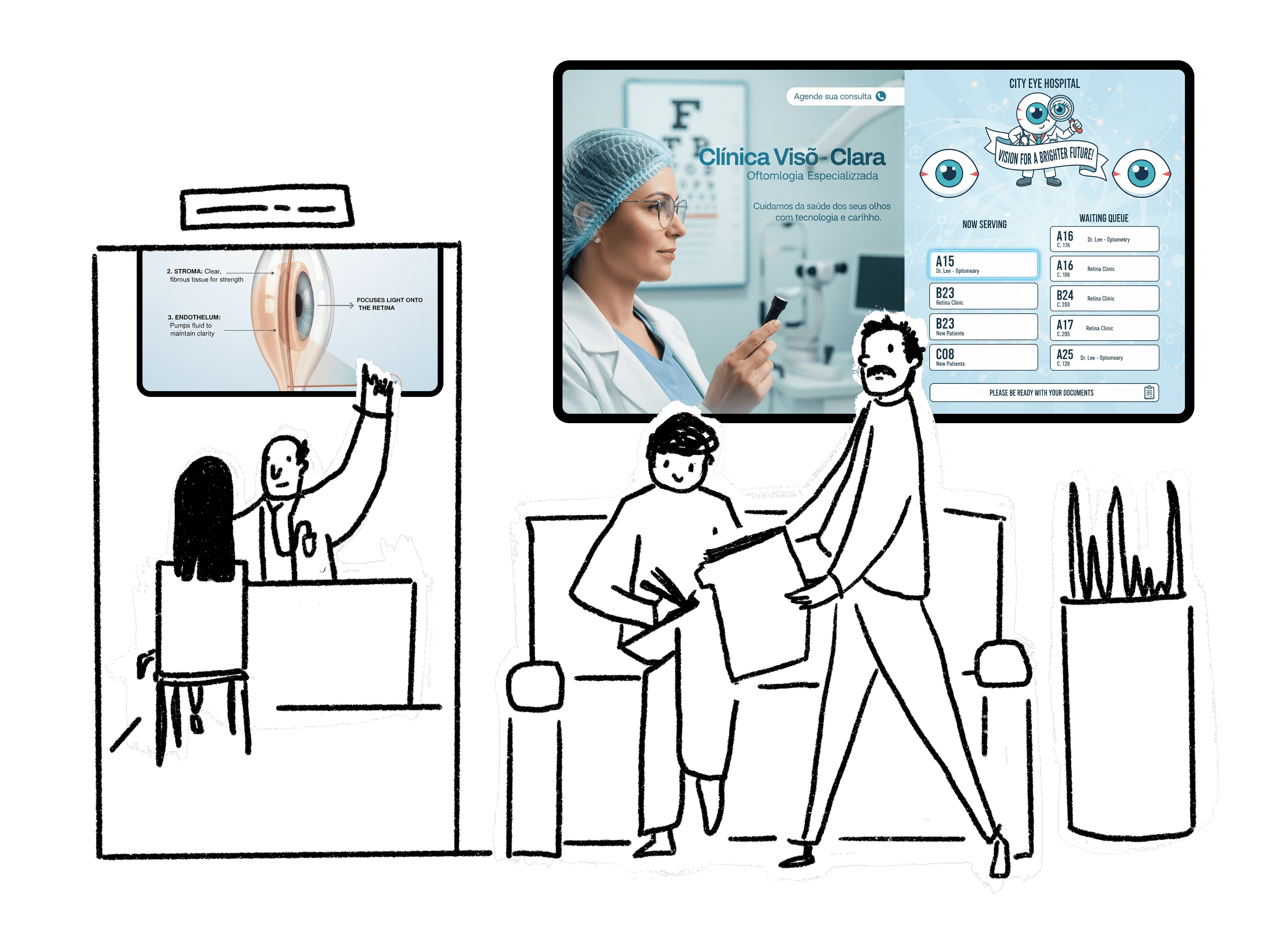 Hospital Digital Signage Display