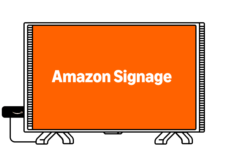 Amazon Signage Stick